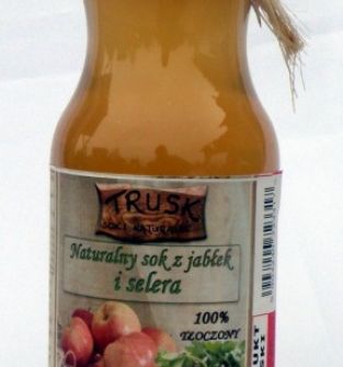 TRUSK Naturalny tłoczony sok z jabłek i selera 230 ml